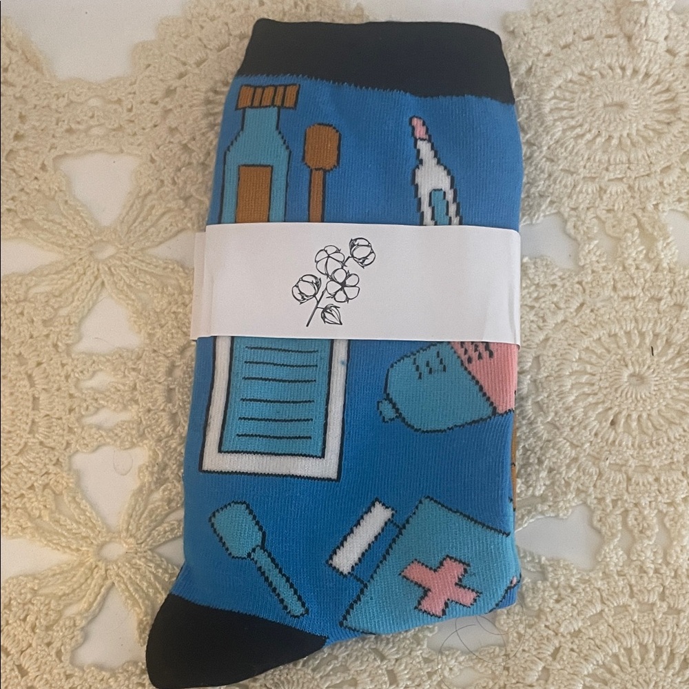 Nurse Colorful Patterned Socks Set - Picture 4 of 8
